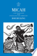 Micah : a new translation with introduction and commentary /