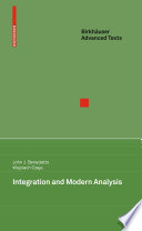 Integration and modern analysis /