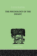 The psychology of the infant /