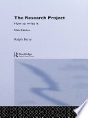 The research project : how to write it /
