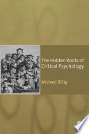 The hidden roots of critical psychology : understanding the impact of Locke, Shaftesbury and Reid /