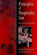 Principles of hospitality law /