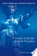 Principles of German criminal law /