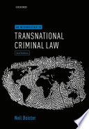 An introduction to transnational criminal law /
