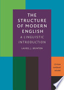 The structure of modern English : a linguistic introduction /