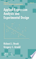 Applied regression analysis and experimental design /