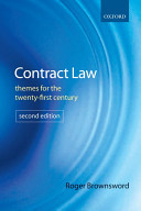 Contract law : themes for the twenty-first century /