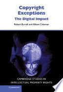 Copyright exceptions : the digital impact /