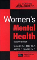 Concise guide to women's mental health /