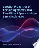 Spectral properties of certain operators on a free Hilbert space and the semicircular law /