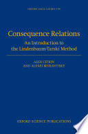 Consequence relations : an introduction to the Lindenbaum-Tarski method /