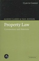 Property law : commentary and materials /
