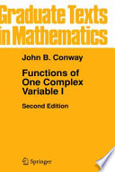 Functions of one complex variable /