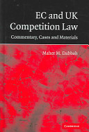 EC and UK competition law : commentary, cases, and materials /