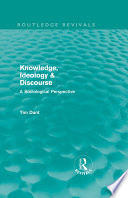 Knowledge, ideology, and discourse : a sociological perspective /