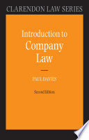Introduction to company law /