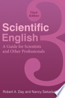 Scientific English : a guide for scientists and other professionals /