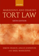 Markesinis and Deakin's tort law /