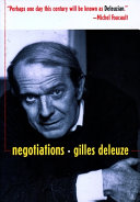 Negotiations : 1972-1990 /