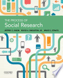 The process of social research /