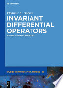 Invariant differential operators.