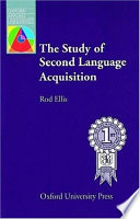 The study of second language acquisition /
