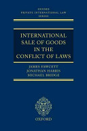 International sale of goods in the conflict of laws /
