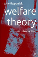 Welfare theory : an introduction /