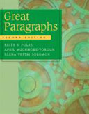 Great paragraphs : an introduction to writing paragraphs /