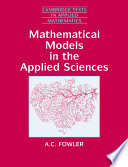 Mathematical models in the applied sciences /