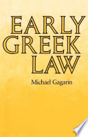 Early Greek law /