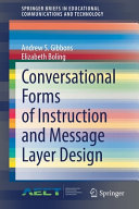 Conversational forms of instruction and message layer design /