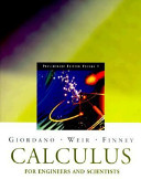 Calculus for engineers and scientists /