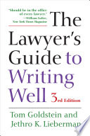 The lawyer's guide to writing well /