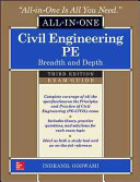 All In One Civil Engineering PE Exam Guide: Absolute Volume Method for Design of Concrete Mixes  /