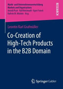 Co-creation of high-tech products in the B2B domain /
