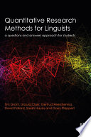 Quantitative research methods for linguists : a questions and answers approach for students /