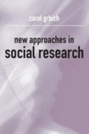 New approaches in social research /