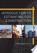 Introduction to estimating for construction /