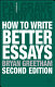 How to write better essays /