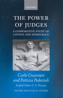 The power of judges : a comparative study of courts and democracy /