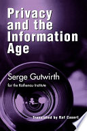 Privacy and the information age /