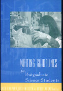 Writing guidelines for postgraduate science students /