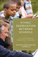 Ethnic segregation between schools : is it increasing or decreasing in England? /