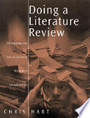 Doing a literature review : releasing the social science research imagination /