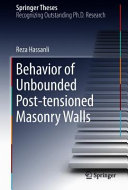 Behavior of unbounded post- tensioned masonry walls /