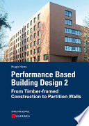 Performance based building design 2 : from timber-framed construction to partition walls /