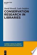 Conservation research in libraries /