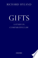 Gifts : a study in comparative law /