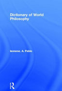 Dictionary of world philosophy /